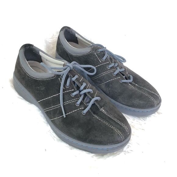 DANSKO BRANDI SUEDE LACE UP LOW CUT‎ SNEAKERS SZ 38 - Picture 2 of 8